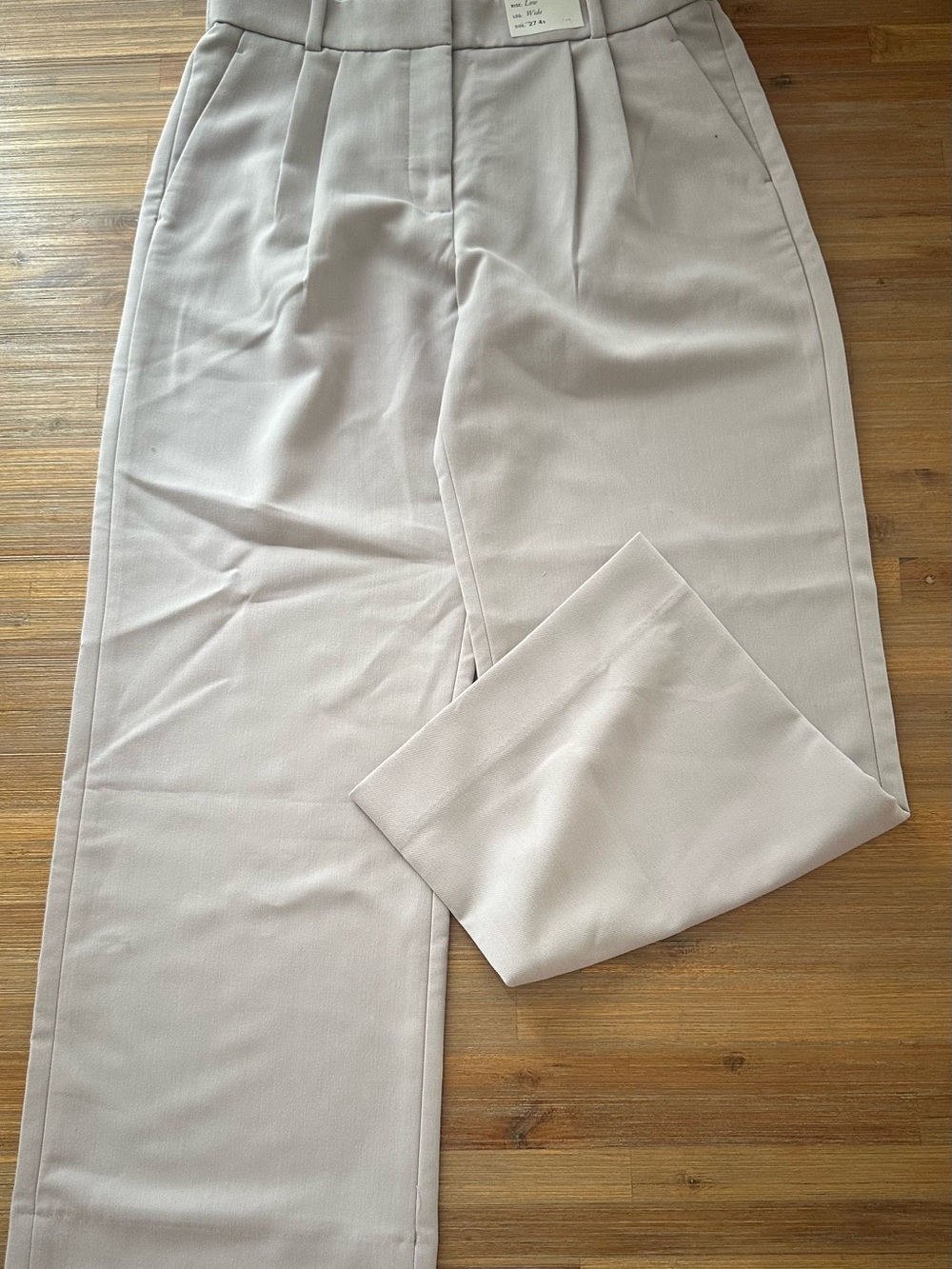 Abercrombie Low Rise Wide Leg Trousers